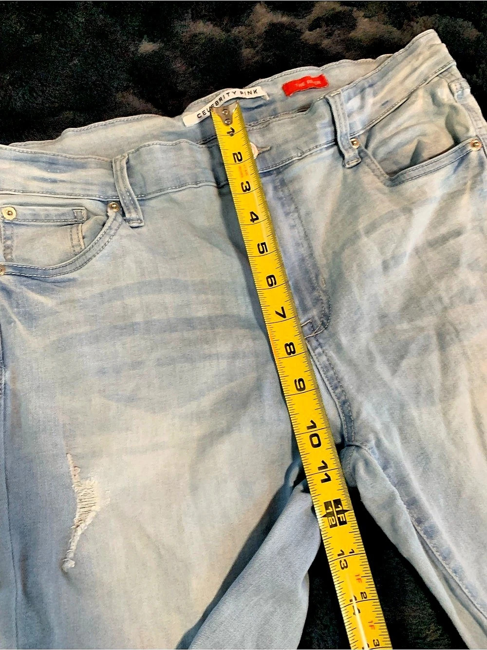 The Rider Celebrity Pink Distressed Skinny Jeans in Blue, Waist 13/31 - Picture 7 of 11